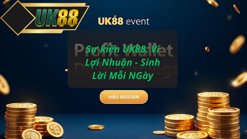 Sự kiện UK88: Ví Lợi Nhuận - Sinh Lời Mỗi NGày
